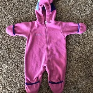 Columbia 6-12 month Fleece snowsuit